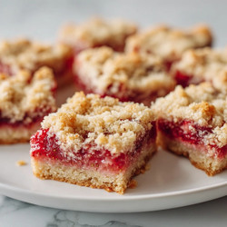 Strawberry Crumble Bars Recipe
