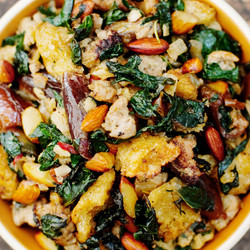 Sourdough Stuffing With Kale And Dates