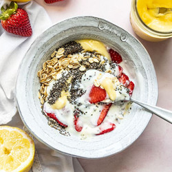 Lemon Berry Yogurt Breakfast Bowls