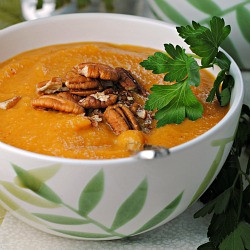 Sweet Potato, Apple, And Chipotle Soup