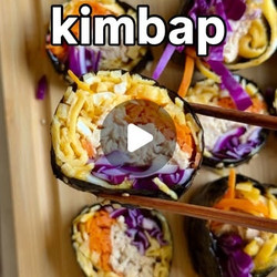 High-protein, Low-carb Kimbap