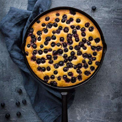 Lemon Blueberry Polenta Cake (vegan, Gluten Free, Low Fodmap)