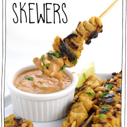 Vegan Satay Soy Curls Skewers