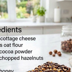 High-protein Chocolate Hazelnut Cheesecake Bars
