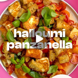 Halloumi Panzanella