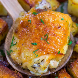 One Sheet Pan Chicken And Potatoes