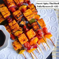 Thai Tofu Skewers (grilled, Baked &amp; Air Fryer) Vegan + Gf