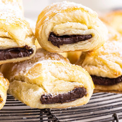 Puff Pastry Chocolate Croissants