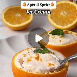 Aperol Spritz Ice Cream