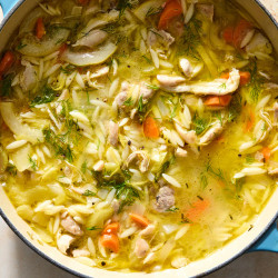 Lemon Orzo Chicken Soup