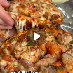 Protein Loaded Sweet Potato Boats