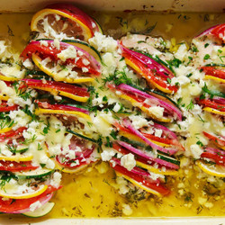 Greek Stuffed Chicken