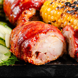 Maple Bacon Chicken Thighs