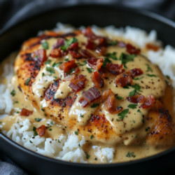 Smothered Chicken And Rice
