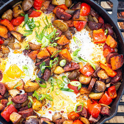 Maple Chorizo Breakfast Skillet