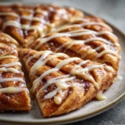 Cinnamon Sugar Pizza Made With Crescent Rolls
