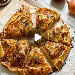 Potato, Caramelised Onion, Gruyere Galette