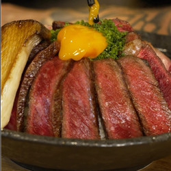 Wagyu Donburi with King Oyster Mushroom