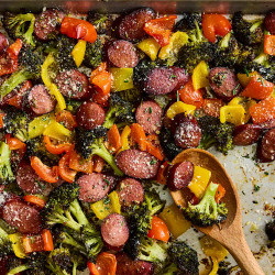 Sheet Pan Sausage And Vegetables