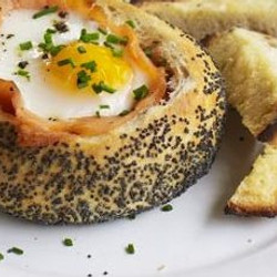 Baked Salmon &amp; Eggs