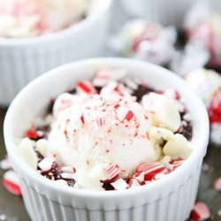 Deep Dish Chocolate Truffle Cookies