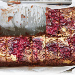 Molten Peanut Butter ‘n’ Jelly Brownies