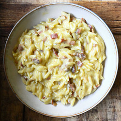 One-pot Orzo Carbonara