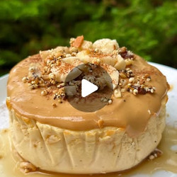 3-ingredient Greek Yogurt Cake With Peanut Butter Maple Frosting