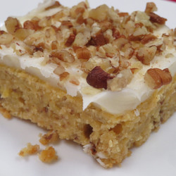 Banana Nut Cake Bars