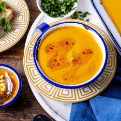 Sweet Potato And Carrot Coconut Soup