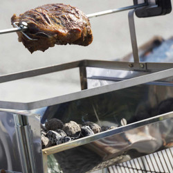 Herb And Red Wine Rotisserie Leg Of Lamb
