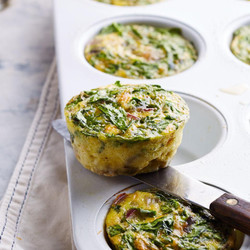 Muffin-tin Quiches With Smoked Cheddar &amp; Potato