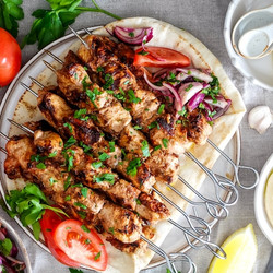Lebanese-style Grilled Chicken Skewers (shish Tawook)