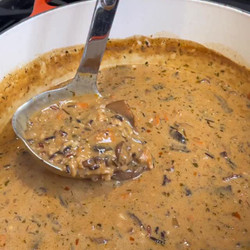 Creamy Wild Rice And Mushroom Soup