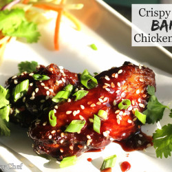 Crispy Sticky Baked Chicken Wings