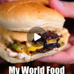 Cheese Spread And Burger