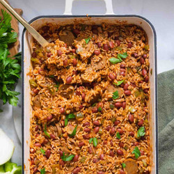 Baked Red Beans And Rice