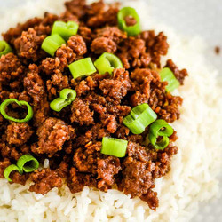 Korean Ground Beef Bowl