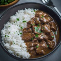 Easy Beef Stroganoff And Rice Recipe