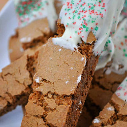 Vegan Gingerbread Biscotti