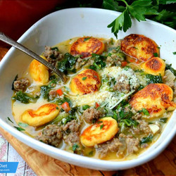 Italian Keto Gnocchi Soup Aka Zuppa Toscana | Ketodiet Blog