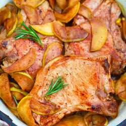 Cinnamon Apple Pork Chops