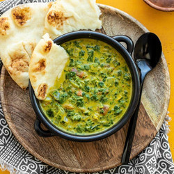 Indian Style Creamed Spinach