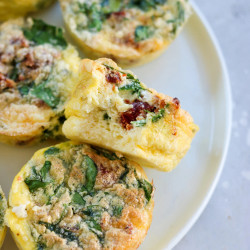 Spinach Feta Egg Bites Recipe