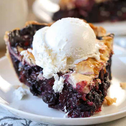Homemade Blueberry Pie