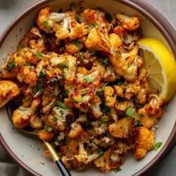 Best Roasted Cauliflower With Garlic