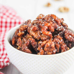 Honey Spiced Walnuts