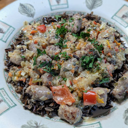 Bratwurst and Celery Ragout
