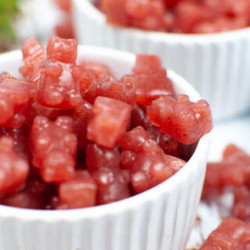 Homemade Strawberry Gummy Bears