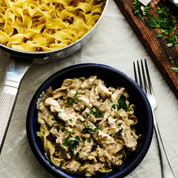James Beard’s Beef Stroganoff